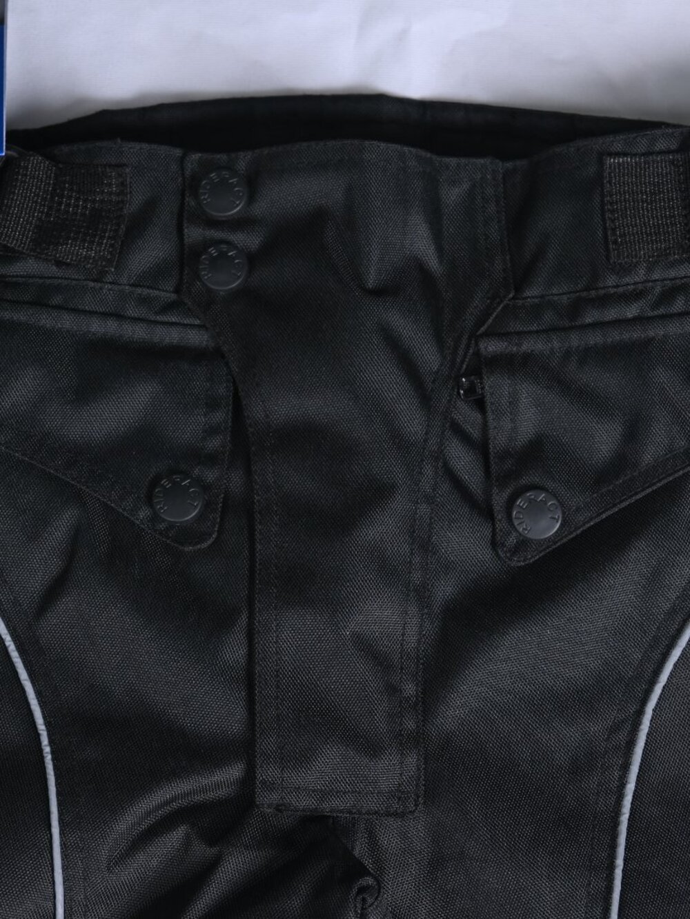 RIDERACT® Men Motorcycle Pants Cordura Waterproof Cargo Titan Black pant  NEW - Picture 12 of 12